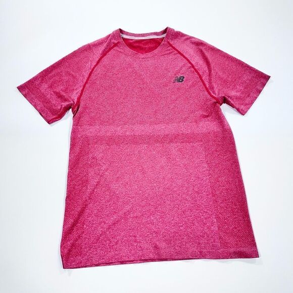 New balance red classic running tee S/M - Picture 1 of 7